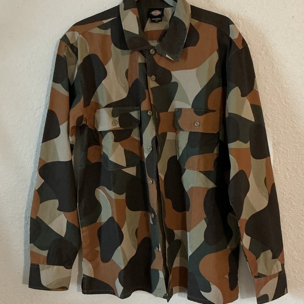 Dickies Camouflage Shirt Jacket